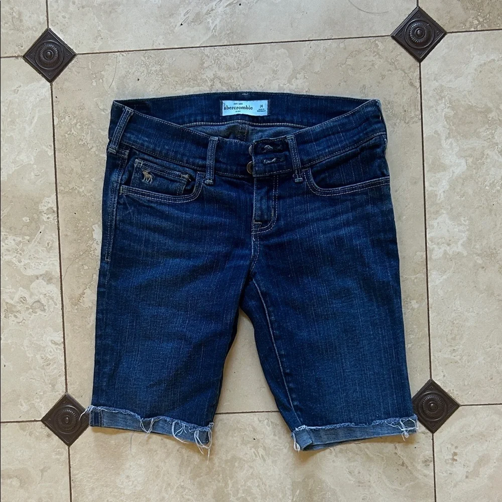 Abercrombie & Fitch Kids Indigo Denim Shorts